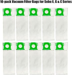 8-PACK 6695AM Vacuum Cleaner Bags for Sebo K X/C/370 Sebo X Series Extra Pet XP2 XP3 AIRBELT K Series Replacement Vacuum Filter Bags