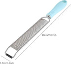 Zester Grater- Parmesan Cheese, Lemon, Citrus, Chocolate, Ginger, Garlic, Nutmeg, Hand Held Grater, Stainless Steel Cheese Grater, Multi-purpose Kitchen Food Grater, Dishwasher Safe