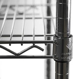 Shelving Inc. 14" d x 30" w Chrome Wire Shelving with 2 Tier Shelves, Weight Capacity 800lbs Per Shelf
