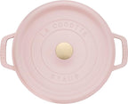 Staub Cast Iron 4-qt Round Dutch Oven - Peony Pink