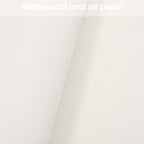 Leather Table Cover,1.8mm Thick,24x60 Inch Desk Cover,Large Desk Mat,Table Protector,Table Cover Protector,Desk Protector,Table Pad,(White+White,24x60)