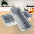 3-Pack 13×5 Inch Loaf Pan for Baking Bread, Nonstick Carbon Steel Bread Pan, Rust-Resistant & Warp-Resistant Full-Size Large Loaf Pan for Homemade Bread, Banana Loaf and Meatloaf