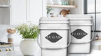 House Naturals 4 Gallon Square Food Grade Bucket Pail with Plastic Handles and Lid (Pack of 3) Made in USA containers (White)