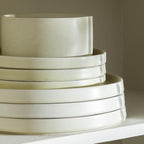Stone Lain Bao 24-Piece Dinnerware Set Stoneware, Plates and Bowls Set, Dishwasher and Microwave Safe, Dish Set for 8, Beige