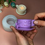 Christmas Milk Tea Cup Shaped Candle Mold - Silicone for Candles, Coffee, Resin & Soap