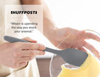 Misen Spoontula - Dishwasher Safe, Heat resistance, Nonstick Safe - Professional-Grade Versatile Kitchen Tool for Stirring, Spponging, Folding and Flipping - 4 Tools in One - Built to Last - Gray