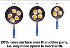 Misen 10 Inch Pre-Seasoned Carbon Steel Fry Pan – Lightweight, Even Heating, Heat Retention – Oven Safe to 500°F – Ideal for Searing, Sautéing, and Frying – Versatile Durable, Easy to Clean