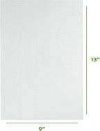 GUSTO [9 x 13 Inch - 200 Count] Pre-Cut Parchment Paper Baking Sheets, Non-Stick, Unbleached, Parchment Paper Sheets for Baking & Cooking - White - Formerly Comfy Package