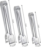 8 Pack Serving Tongs by Tcoin, 12 Inch Functional Tongs for Serving Food at Parties and Get-togethers, Versatile and Durable
