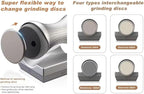 Premium Rolling Knife Sharpener - Sharpening Kit with 4 Angle System & 4 Stones - Aluminum Body with Guard - Case Included