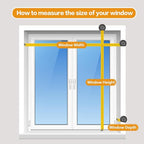 Persilux Cordless Zebra Blinds for Windows Free-Stop Roller Windows Shades (34" W X 72" H, White) Dual Layer Light Control for Day and Night, Light Filtering Sheer Shades for Home, Easy to Install