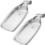 MSY BIGSUNNY Spoon Rest for Stove Top, 304 Stainless Steel Cooking Utensils Spatula Rest for Kitchen Counter, 2 Pack