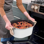 New 2025 Ninja Foodi Possible Cooker PRO Plus 11-in-1 Multi-Cooker, Slow Cooker, 8.5-Qt Smart Cook System with Thermometer and 1400W High-Heat Searing Base, White
