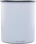 AirScape Planetary Design Kilo Coffee Storage Canister - US Patented Inner Plunger Lid Removes Excess Oxygen - Don't Buy airtight, Buy AIR-Less - Holds 2.2 lbs Coffee Beans - (Matte Gray)