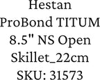 Hestan ProBond Forged TITUM - Professional Clad Stainless Steel, Nonstick, Frying Pan, (8.5-Inch), Induction Compatible, Made without PFOAs