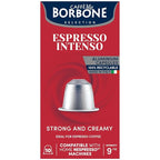 Caffe Borbone Aluminum Coffee Pods Compatible with Nespresso Original Machines, Espresso Intenso, Medium Roast, Full-Bodied and Strong, Genuine Italian Coffee - NOT compatible with Vertuo - 100 Count