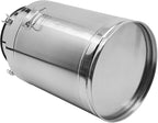 304 Stainless Steel Milk Can - 20 Gallon (76 Liter) Heavy Duty Airtight Food Storage Container for Milk, Wine, Oil - Ideal for Home, Farm, and Commercial Use