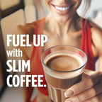 VitaCup Slim Instant Coffee Packets, with Garcinia, Fiber, B Vitamins, Skinny Coffee, Bold & Smooth, Medium Dark Roast, 100% Arabica Coffee in Single Serve Sticks, 48 Ct