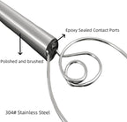 304Professional Danish Dough Whisk - Stainless Steel Bread Whisking Tool for Sourdough, Pizza Dough
