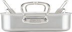 Hestan Provisions – 14.5" Classic Clad Roaster with Stainless Steel Rack