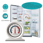 5 Pack Fridge Thermometer - Classic Series with Large Dial and Internal Temperature Gauge - Monitor and Maintain Perfect Temperature in Kitchen Refrigerator