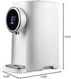 OCTAVO Water Boiler & Warmer 5 Liter, 304 Stainless Steel Water Tank, 700 Watt 6 Adjustable Water Temperature, LCD Touch Control Screen, Child Lock with Water Shortage Indicator