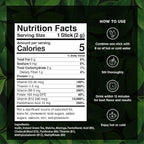 VitaCup Green Tea Instant Packets, Enhance Energy & Detox with Matcha, Moringa, B Vitamins, D3, Fiber, Keto, Paleo, Vegan in Tea Powder Single Serving Sticks, 10 Ct