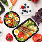 50 PACK, 24 oz. Meal Prep Containers, Extra Large & Thick Food Storage Containers with Lids - BPA Free Stackable Microwavable & Dishwasher Safe, Travel, To Go, Bento Box