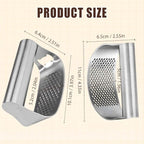 Stainless Steel Garlic Press, 2026 Upgrade Garlic Press Rocker Heavy Duty Stainless Steel Garlic Mincer, Heavy Garlic Chopper with Peeler And Cleaning Brush (No Corkscrew)
