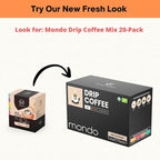 Mondo Drip Coffee Mix (10-Pack Variety), Single Serve Pour Over Filter Bags, Pre-Filled 100% Arabica, Medium Roast