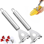 Latest Corn Peeler | Long-Handle Stainless Steel Kernel Remover | Fast, Labor-Saving & Safe | Easy-Clean Tool for Home, Restaurants & BBQs (CK-A(2Pcs))