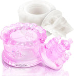 Heart Rose Jar Resin Mold with Lid ，Epoxy Resin Storage Box Casting Molds ，DIY Jewelry Container Silicone Mould (Castle Cake)