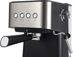 Coffee Machine, Spoon and Tamper Small Drip Coffee Machine, 1.5L Semi-automatic Coffee Machine, Latte Maker with Adjustable Shot Volume for Home
