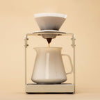 palatti Mist Porcelain Pour Over Coffee Dripper, Ceramic Pour Over Coffee Maker, Adapt to V60 Styles Cone Filters, Faster Flow Rate, Interchangeable Wall and Base, 1-4 cups