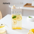 MAVO Cold Brew Coffee Maker, 27oz Iced Coffee Maker and Tea Brewer, Fine Mesh Filter, Leak-Proof Seal, Removable Design for Easy Cleaning, Durable Tritan Material, Space Saving - Home and Camping