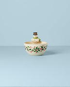 Lenox 893504 Holiday Snowman Bowl, Christmas Hosting