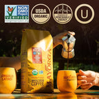 Mayorga Decaf Coffee 2lb Bag Dark Roast Organic Swiss Water Decaffeinated Cubano Roast Coffee - 100% Arabica Whole Coffee Beans - Smoothest Organic CoffeeSpecialty Grade, Non-GMO, Direct Trade