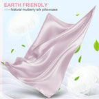 Mulberry Silk Pillow Cases 2 Pack King Size 20x36 Inches with Hidden Zipper, Ultra Smooth and Soft Breathable Cooling Silk Satin Pillowcase Set of 2, Better for Hair and Skin, Gifts for Women Men