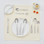 KINGSTONE Silverware Set, 40-Piece Flatware Set for 8, 18/10 Stainless Steel Cutlery Set with Bead Edge, Utensil for Kitchen, Home, Party, Wedding, Mirror Polished, Dishwasher Safe, Featured Gifts