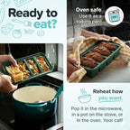 Souper Cubes 1 Cup Silicone Freezer Molds - Soup Cubes Perfect for Freezing Broth, Rice, Leftovers and More - Silicone Freezer Trays with Lids for Meal Prep - Kale - 1-Pack