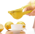4 Pcs Lemon Squeezer Hand Press Aluminum Alloy Lime Squeezer Manual Citrus Juicer Multipurpose Lime Juicer for Kitchen Bar Restaurant