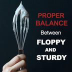 3 Packs Stainless Steel Whisk Set - Balloon Whisk, Anaeat Thick Stainless Steel Wire ＆ Strong Handles, Egg Beater for Cooking, Blending, Whisking, Beating and Stirring (8.5"+10.5"+12")
