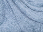 PAVILIA Melange Blue Sherpa Blanket Throw for Couch, Warm Soft Cozy Reversible Blanket Sofa Bed, Thick Plush Large Fleece Car Blanket, Decorative Home Room Decor Gifts Men Women, 50x60 Navy Blue