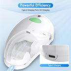 HuiJuKeJi Electric Can Opener, Rechargeable Automatic Can Opener for Seniors with Arthritis, One-Touch Hands-Free Can Opener for Almost Can Sizes, Smooth Edge & Food-Safe Kitchen Gadgets-White