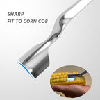 Stainless Steel Corn Peeler, Efficient Corn Cob Stripper & Thresher,Cob Remover Tool, Quickly Removes Kernels in Seconds, Essential Kitchen Gadget