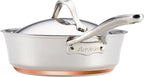 Anolon Stainless Steel & Hard Anodized Aluminum, Cookware Set (11 Piece)