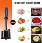 Ground Beef Chopper Tool, Meat Chopper, Hamburger Smasher Tool, Meat Masher Kitchen Tool, High Temperature Resistance, Scratch Resistant(2PC)