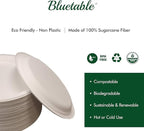 Paper Bowls Disposable Bowls Compostable [1000 Pack] Bulk 12 oz Biodegradable Bowl - Case Pack Good For Hot Soup Chili - Made from 100% Sugarcane, Eco-Friendly Bagasse Bowls Natural [1000 Pack/Case]
