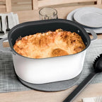 New 2025 Ninja Foodi Possible Cooker PRO Plus 11-in-1 Multi-Cooker, Slow Cooker, 8.5-Qt Smart Cook System with Thermometer and 1400W High-Heat Searing Base, White