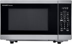 SHARP Countertop Microwave Oven Compatible with Alexa Orville Redenbacher's Certified with Removable 12.4" Carousel Turntable, 1000 Watt, 1.1 Cubic Feet, Stainless Steel